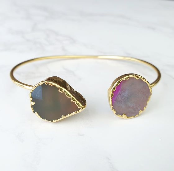 Samya Double agate Bangles