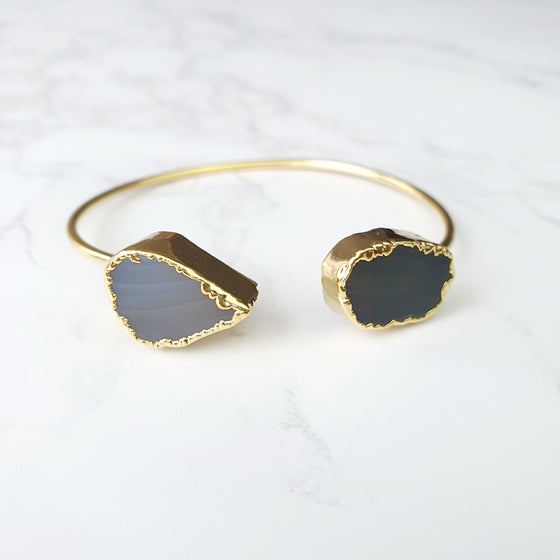 Samya Double agate Bangles
