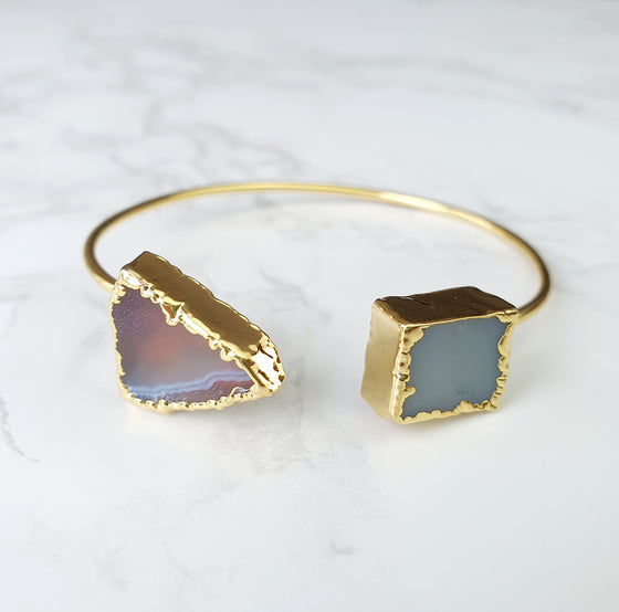 Samya Double agate Bangles