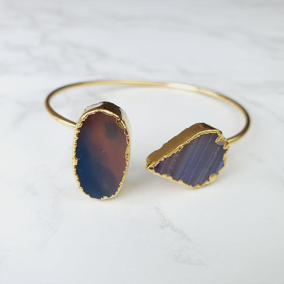Samya Double agate Bangles