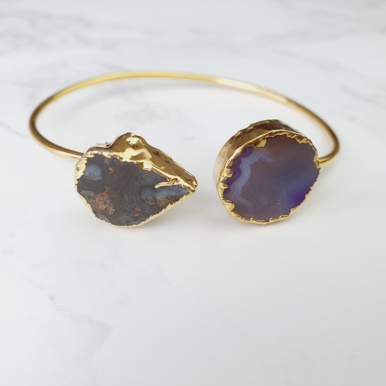 Samya Double agate Bangles