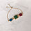 Leyla 3 stone agate Bracelets